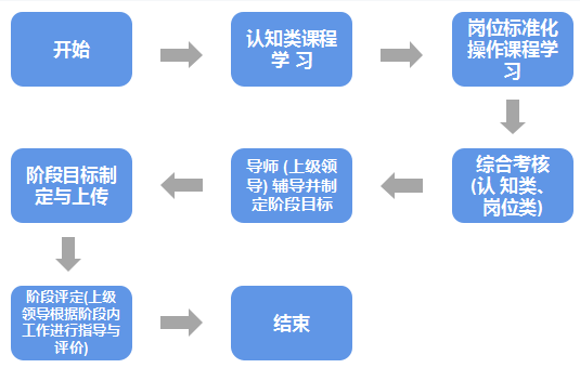 非技术、业务类岗位专员级别的新员工 OMO 路径