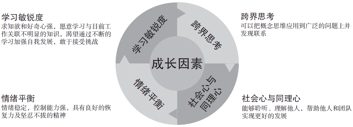 人才成长四象限模型